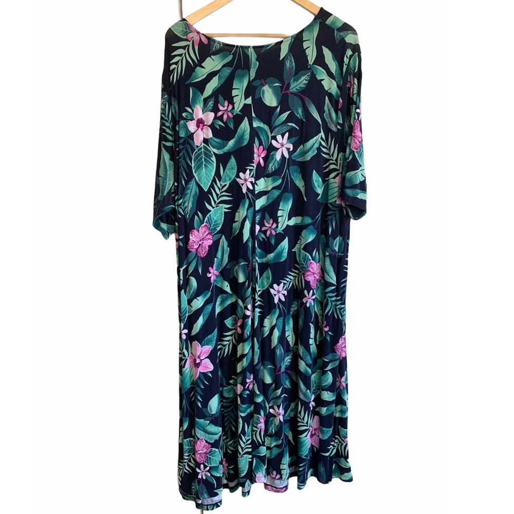 4X Old Navy Jungle Plants Flower Dress Monstera